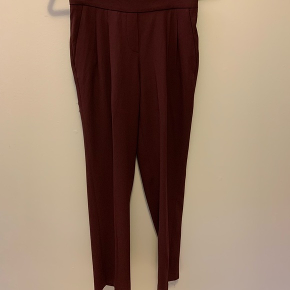 Maroon Babaton Cohen Pant, Size 00 - Picture 1 of 1